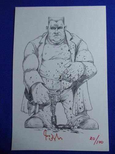 CHAINGANG LIMITED EDITION 11X17 PRINT #32/100 BY JOE VIGIL SIGNED - 第 1/1 張圖片