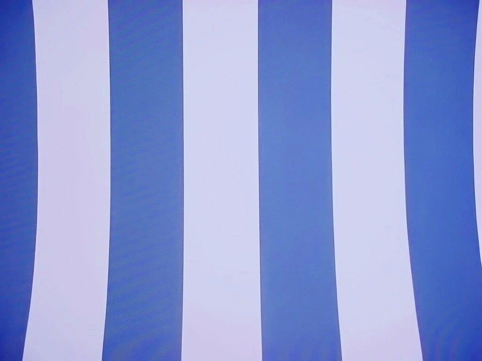 2-1/4Y Pindler 3463 Seacrest Denim Stripe 100% Dyed Acrylic Upholstery Fabric - Image 2 of 4