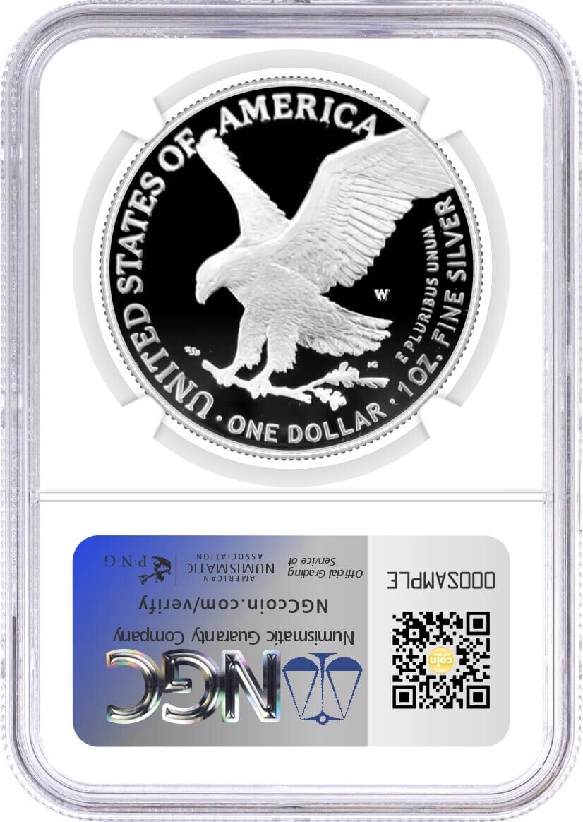 2024 W $1 Proof Silver Eagle NGC PF70 Ultra Cameo First Day