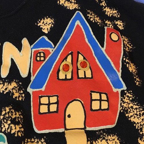 Sudadera Halloween Mujer, Negra, TALLA ÚNICA, Vintage Años 90’s L012 - Imagen 5 de 8