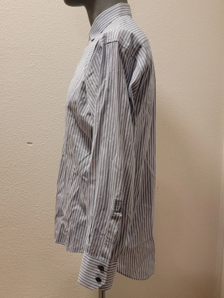 Zachary Prell Mens Size M Italian Cotton Button Down Shirt - Image 4 of 4