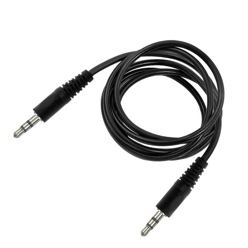 JAMHER 3.5mm Câble Jack Audio Auxiliaire Mâle Vers Mâle Nylon Tressé