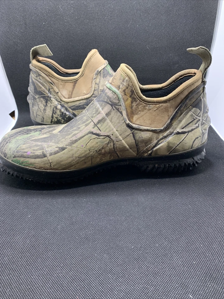 BOGS Field Trekker Hunt Fish Work Shoes Camouflage Camo Size 11 Rubber Woodland - Image 4 of 4