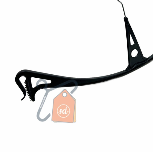 200 Plastic Hangers Garment Top Skirt Trouser Clothes Hanger Cheap BFH55 - Picture 2 of 3