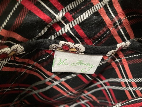 Vera Bradley gesteppte Schultertasche Pirouette schwarzes Muster verstellbarer Riemen - Bild 7 von 14