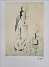 PABLO PICASSO * Man with Dog * 28 x 38 cm * signed lithograph * limited # 51/250