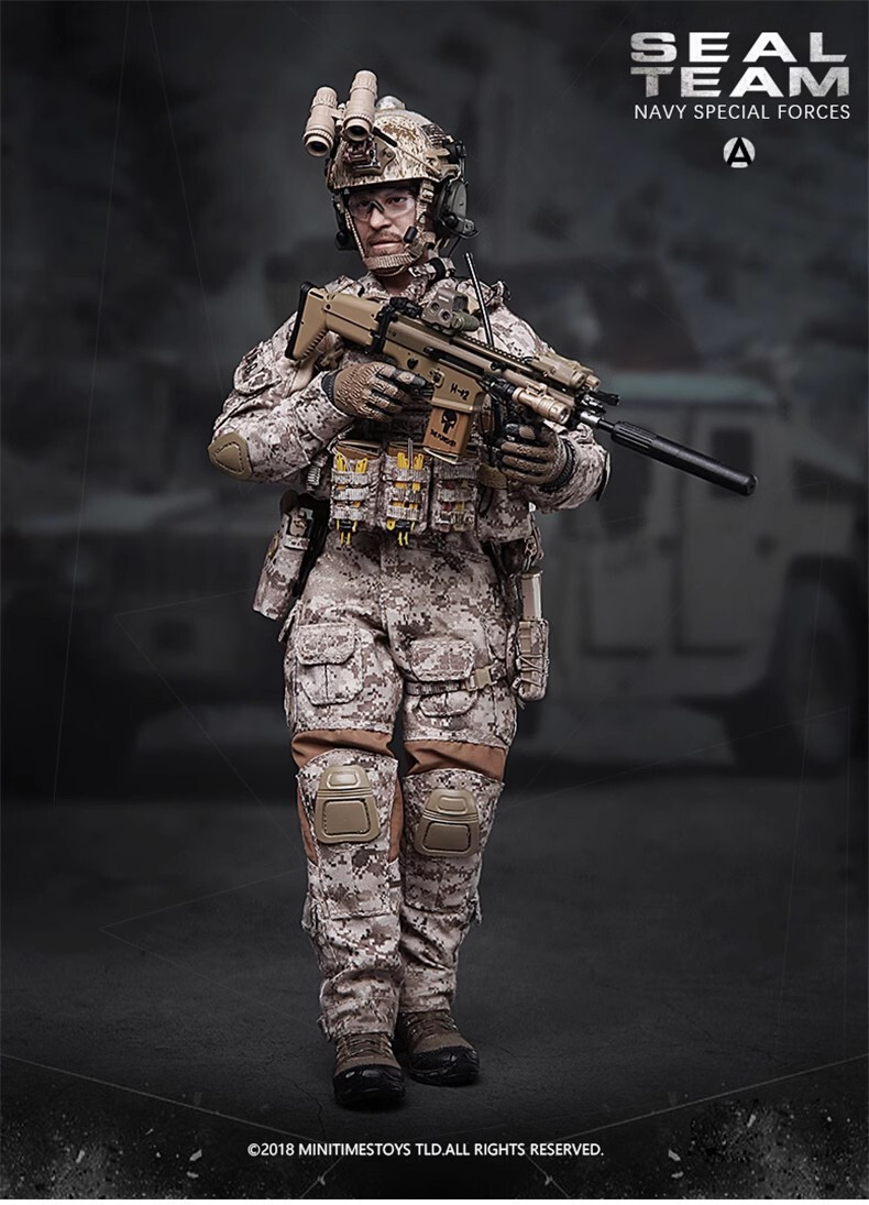ミリタリー NAVY SEAL SPECIAL Mini Times toys M012 US Navy Special Forces Seal Team Soldier 1/6