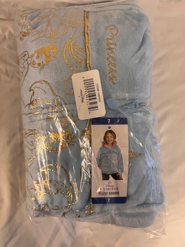 ✨RARE Disney Princess Plush Hoodie - Authentic, Cozy & Zip-Up 4T, 5T, 6 & 7 NWT - Picture 8 of 12