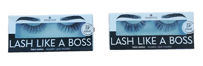 2x essence cosmetics Künstliche Wimpern LASH LIKE A BOSS 3D effect 06