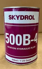 CASE OF 24 Skydrol 500B-4 Purple BMS3-11P Type IV Fire Resistant Hydraulic Fluid