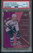 Gabriel Landeskog 2012-13 Fleer Retro Essential Credentials Future 20/26 PSA 8