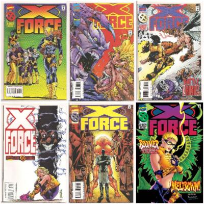°X-FORCE Vol.1 #44-45-46-48-49-51° US Marvel 1994 Nicieza/Capullo Auswahl