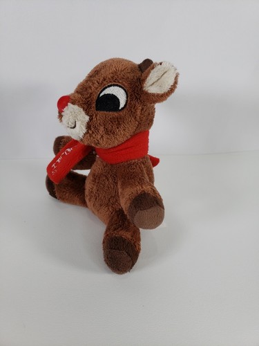 Rudolph The Red Nosed Reindeer Plush Dan Dee 6" Soft Stuffed Animal Toy Gift - Picture 6 of 12
