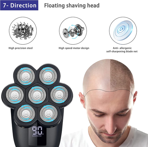 Head Shavers for Bald Men,Electric Head Shavers for Men, Bald Head Shavers for M - Picture 2 of 12