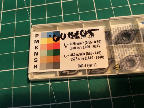 10pc SECO Carbide Inserts DNMU110408-M3, TP150 DNMU332-M3 EDP 39821 New (59) - Picture 3 of 5