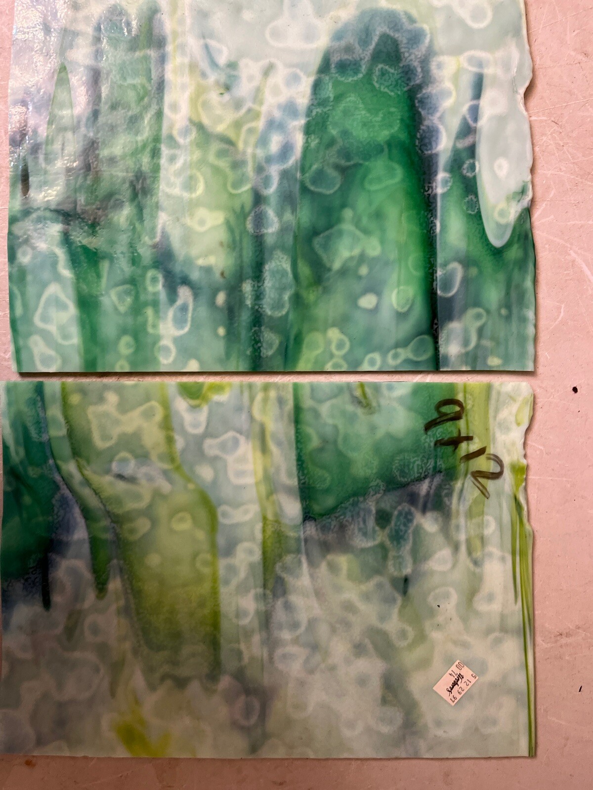 Vintage Uroboros Stained Glass Sheets2 Piece Set eBay