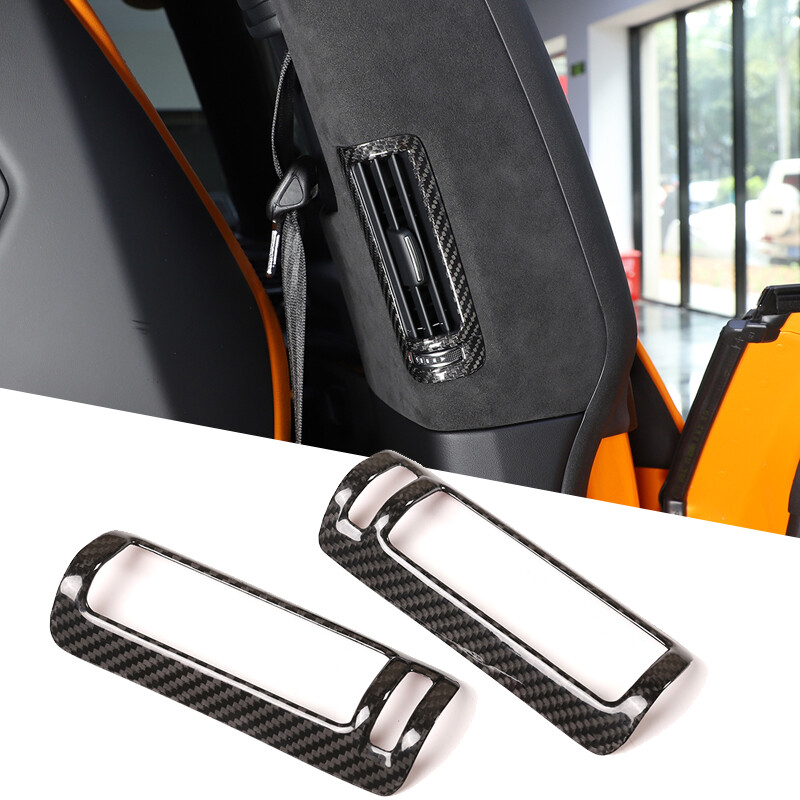 Real Carbon Fiber B Pillar Air Outlet Vent Cover Fit For LAMBORGHINI URUS