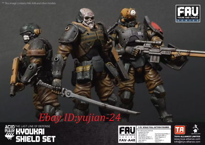 Acid Rain WORLD FAV-A48 Kyoukai Shield Set Movable Action Figure 1