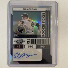 2022 Panini Chronicles Contenders Optic Eli Morgan Silver Prizm Auto