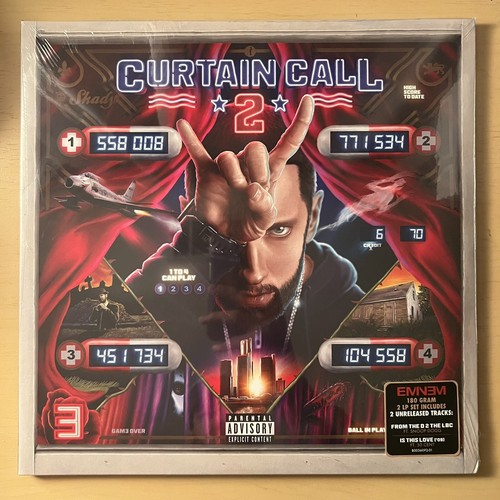 SEALED ⭐️ Eminem Curtain Call 2 2022 2xLP Vinyl Album Shady Aftermath