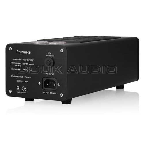 HIFI 3000W 15A Netzteil-Reiniger für Stereoanlagen EMI-Filtersockel mit VU-Meter - Afbeelding 6 van 9