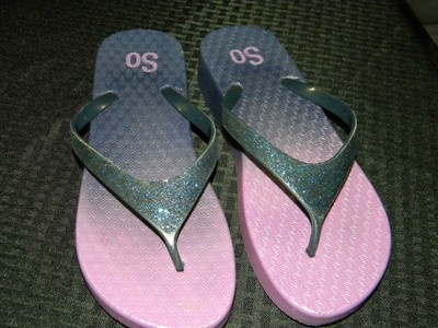 so flip flops glitter