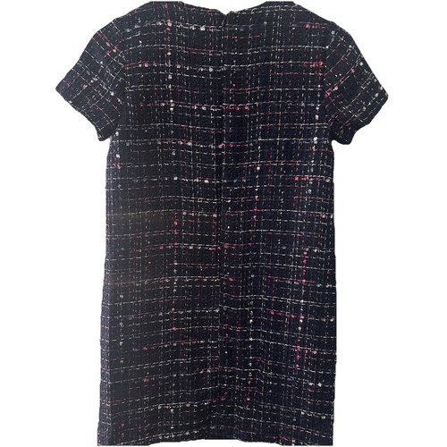 Vestido LOFT Tejido Tweed Azul Manga Corta Recto Cambio Talla 2P Mujer’s Moda - Imagen 2 de 13