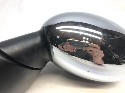 2002 - 2008 Mini Cooper S Model Left Drivers Side Power Door Mirror Chrome Cover - Picture 3 of 9