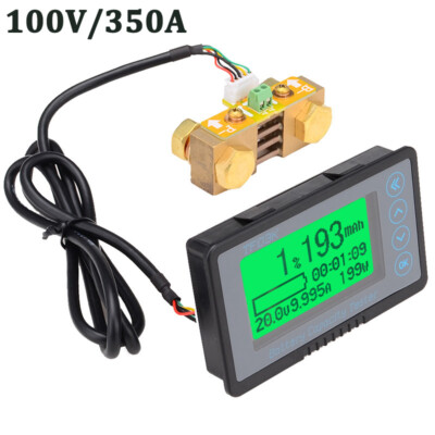 TF03K DC100V 350A Battery Power Display Voltage Electricity Current Meter