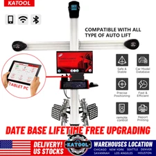 KATOOL3D Wheel Alignment Machine AV6 Pro Wheel Aligner Work On Post&Scissor Lift