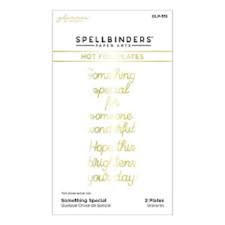 Spellbinders - METAL CUTTING DIE - HOT FOIL - SOMETHING SPECIAL - GLP-315