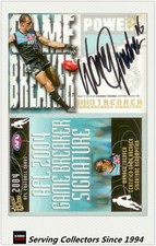 2004 Select AFL Ovation Game Breaker Signature Redemption Card Warren Trendra#62