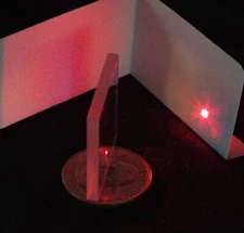 30mm x 10mm Dielectric HR Mirror, 633nm HeNe Laser (surplus optics, 1st surface