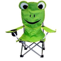 Vmi Folding Chair For Kids, Frog Face Vmi Folding Chair For Kids, Frog Face
