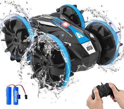Amphibious Remote Control Car Boat Waterproof RC Monster Truck Stunt Vehicle 4WD