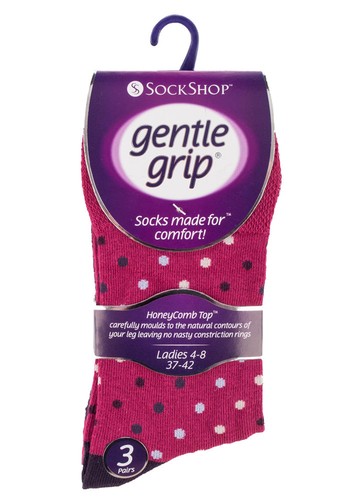 Gentle Grip - Damen ohne gummi socken diabetiker baumwolle 37-42 eur - Bild 61 von 127