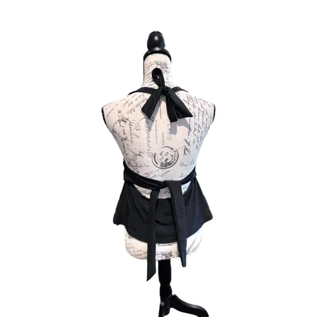 Tankini Halter Tankini Desteñido Glory Negro Sin Espalda Frontal Metal Decoración Talla 1X Foto 4 de 4