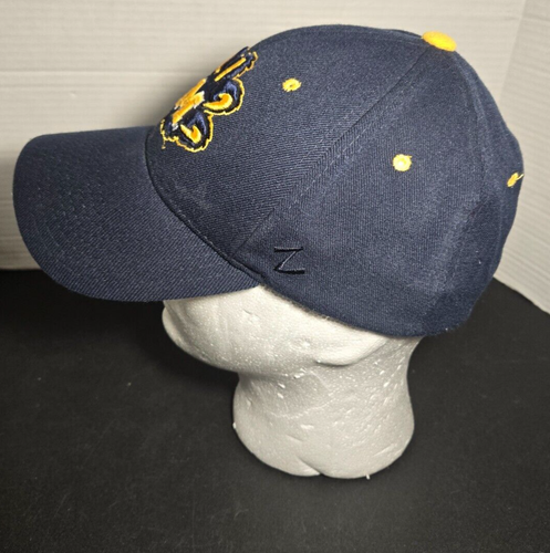 Michigan Wolverines Hat Zephyr M/L Fitted Baseball Cap Navy Blue Yellow - Picture 3 of 10