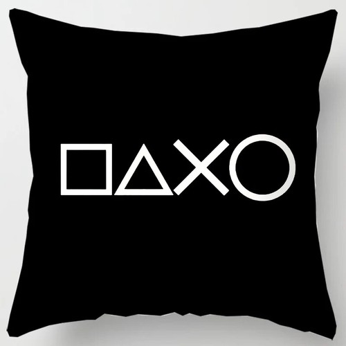 Video Game Fans Cushion Covers Gamers Vintage Playstation Pillow Case Sofa Couch - Picture 9 of 62