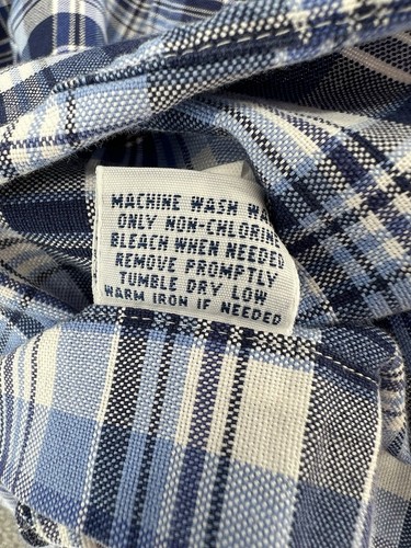 Ralph Lauren Polo Men XXL Short Sleeve Flesh Pony Multicolor Oxford Plaid Shirt - 第 12/16 張圖片