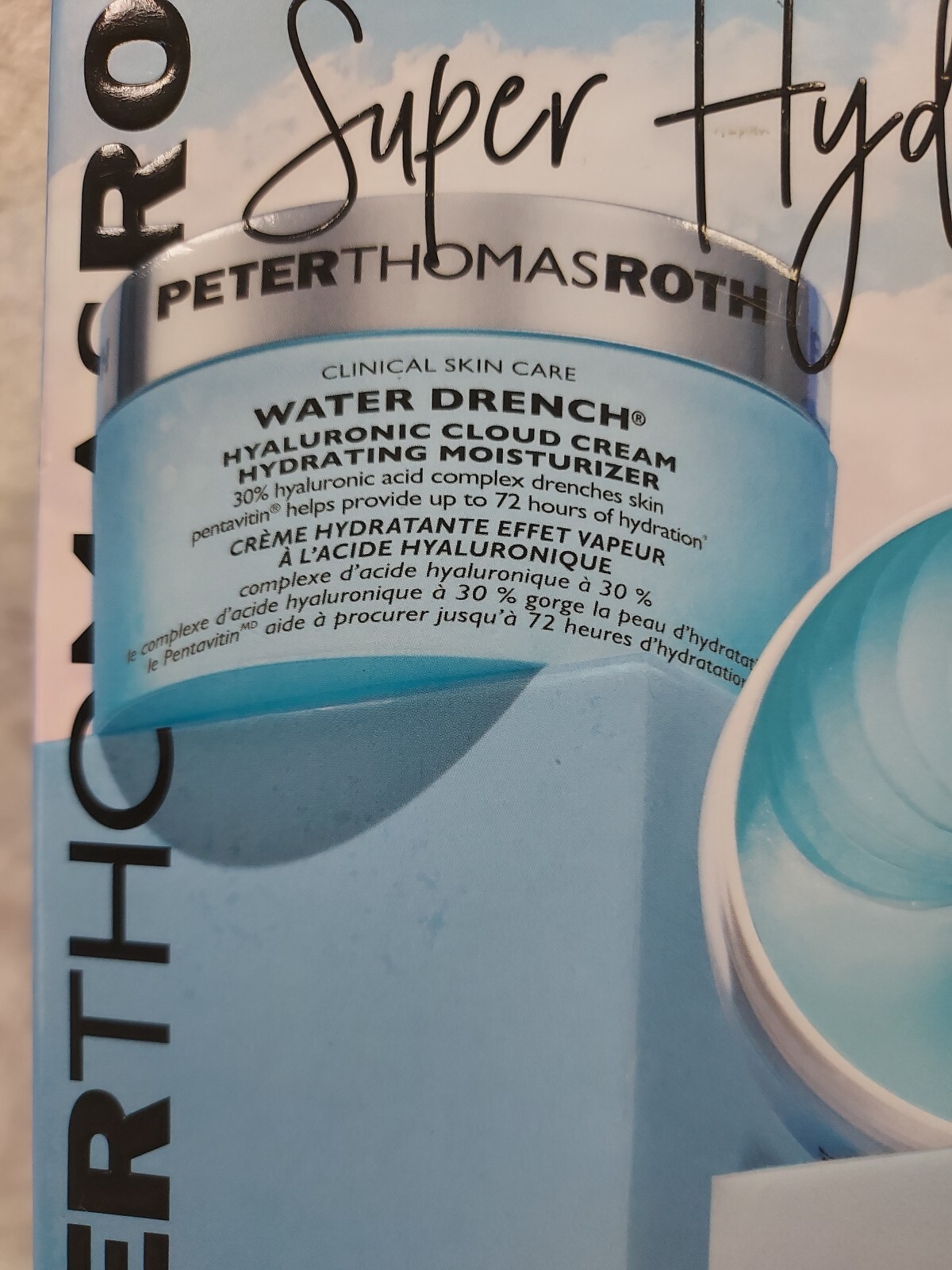 Peter Thomas Roth Water Drench Cloud Cream & Eye Patches Full Sizes New in Box