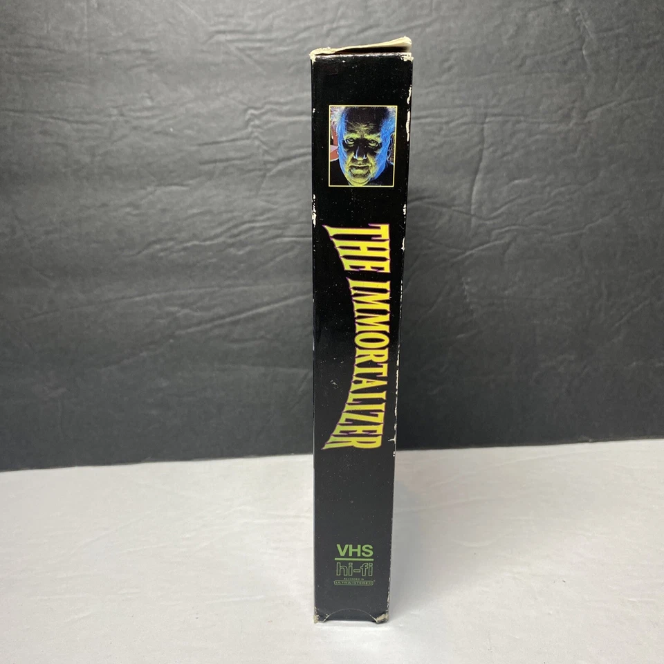 The Immortalizer VHS Tape 1989 Vinegar Syndrome Horror Classic Rare Movie Film - Image 4 of 4