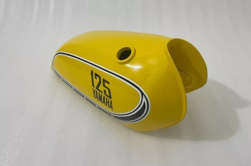 1977-1979 Yamaha Yz125 Yz 125 Yellow Painted Steel Petrol