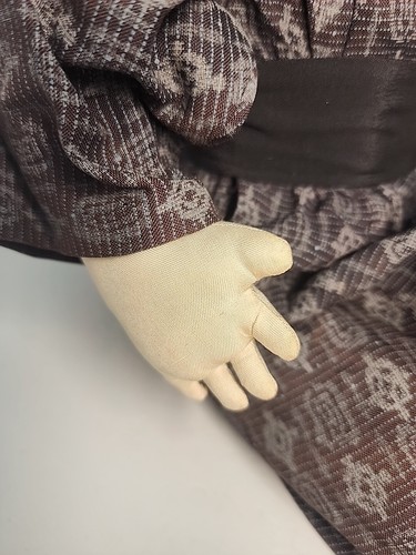 Vintage 50s Willie Seiler Japanese Asian 18" Folk Art Doll Japan Artist Cloth - Picture 19 of 20