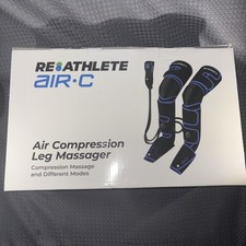 REATHLETE Air C  Heat Therapy Air Compression Leg Massager Boots W/ Controller