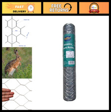 Galvanized Hexagonal Chicken Wire Netting 24" x 150