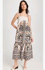 Farm To Rio Flower Fan Tapestry Dress (BRAND NEW, RARE) size L