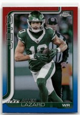 2025 Topps Chrome Allen Lazard #236 Red White Blue Refractor
