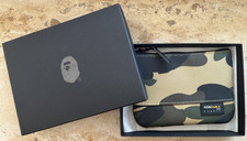 BAPE A Bathing Ape Wallet Pouch (1St Camo Yellow) CORDURA
