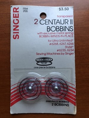 New 2 Centaur II Bobbins for Singer Sewing Machines: Ultra Unlimited, Stylist